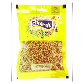 เมล็ดผักชีอินเดีย – Coriander Seeds (Dhaniya Sabuut) – Chuk-De (100 Grams)