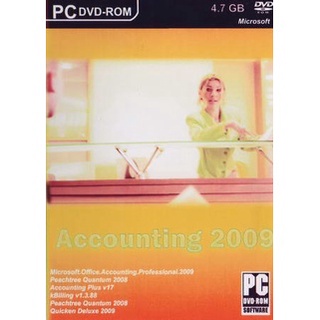 แผ่นโปรแกรมคอมพิวเตอร์ PC Accounting 2009 ( 1 DVD )