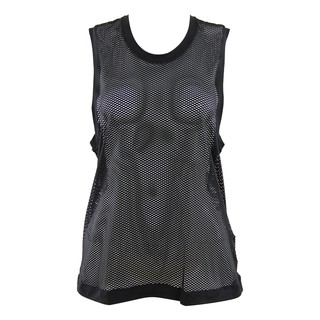 TA ACTIVE ENTICED FLY BLACK TANK เสื้อคอกลมแขนกุด