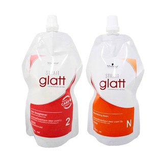 ครีมยืดผม สำหรับผมที่ผ่านการทำสี ชวาร์สคอฟ Professional Strait (Glatt 2) โปรเฟชั่นแนล สเตรท สไตลิ่ง แกลทท์ 400มล.