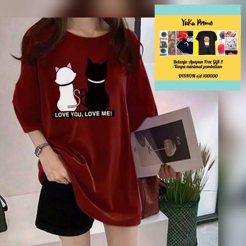 ⚡ตลาดยูคา⚡ เสื้อยืด MEDIUMSIZE LYM loveyoume L-XL BM 008