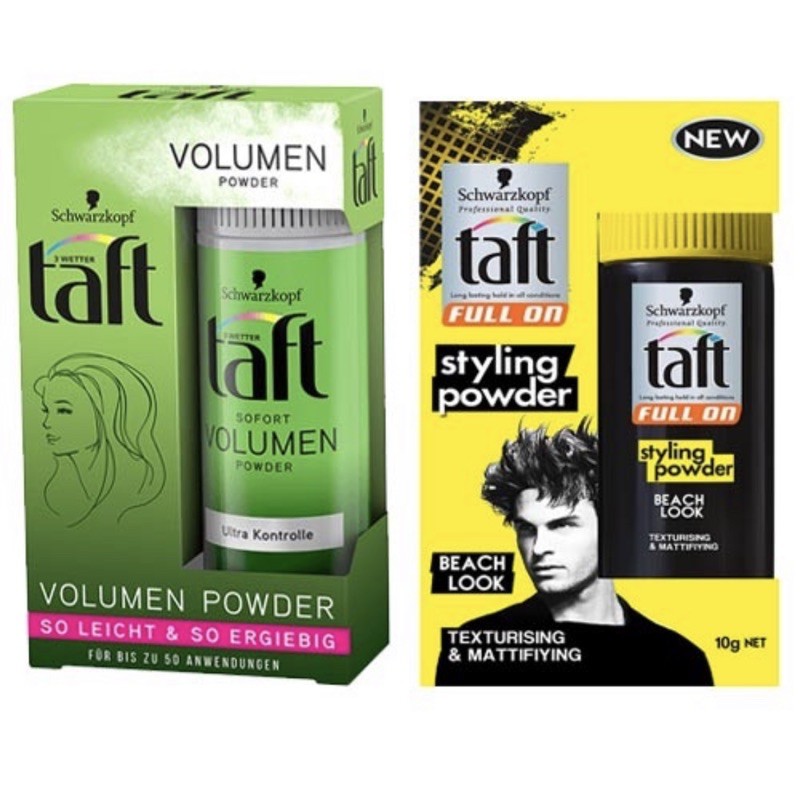 Schwarzkopf Taft Powder ชวาร สคอฟ ท ฟท พาวเดอร แป งจ ดแต งทรงผม 2 ส ตร Shopee Thailand