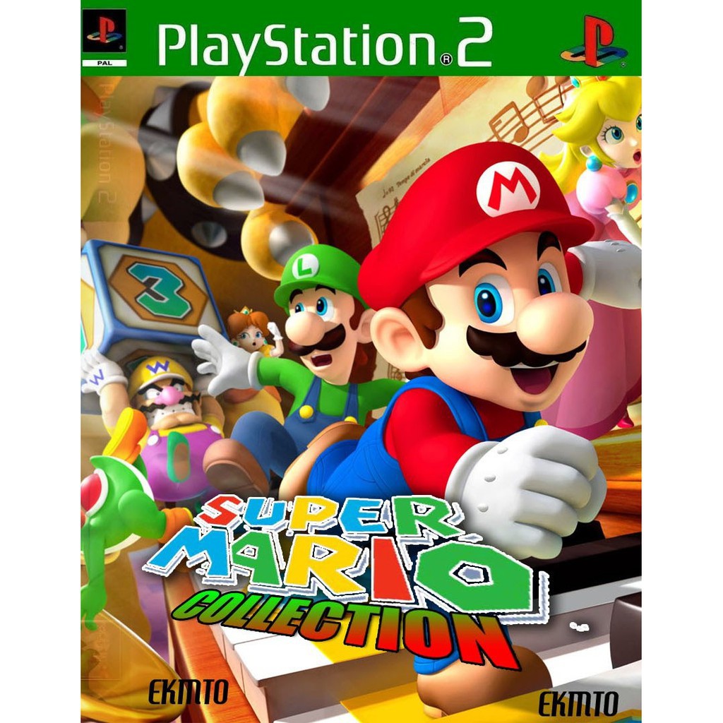 แผ่นเกมส์ ps2 จอยเกมส์ ps2 แผ่นเกมส์ Mario Collection PS2 Playstation2 คุณภาพสูง ราคาถูก