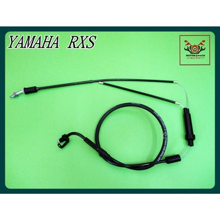 YAMAHA RXS THROTTLE CABLE SET "GRADE A" // สายเร่งชุด ชุดสายคันเร่ง "สีดำ" สินค้าคุณภาพดี