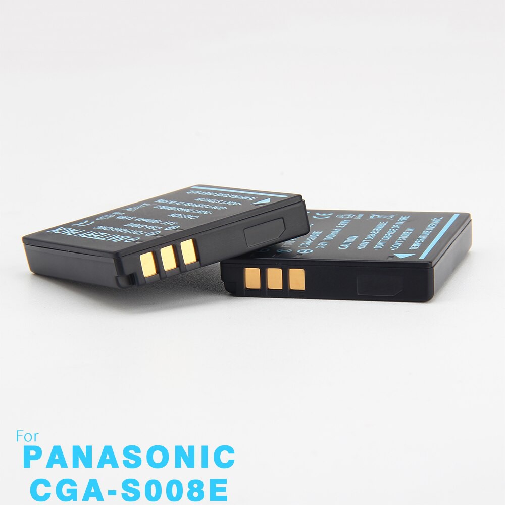 แบตเตอรี่กล้อง CGA-S008E DMW-BCE10 แบตเตอรี่ Panasonic Lumix CGA-S008 CGA-S008A CGA-S008A/1B CGA-S008E CGA-S008E/1B