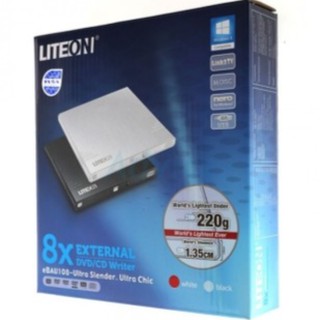 LITEON eBAU108 Ultra Slender External DVD/CD Writer EXT DVDRW