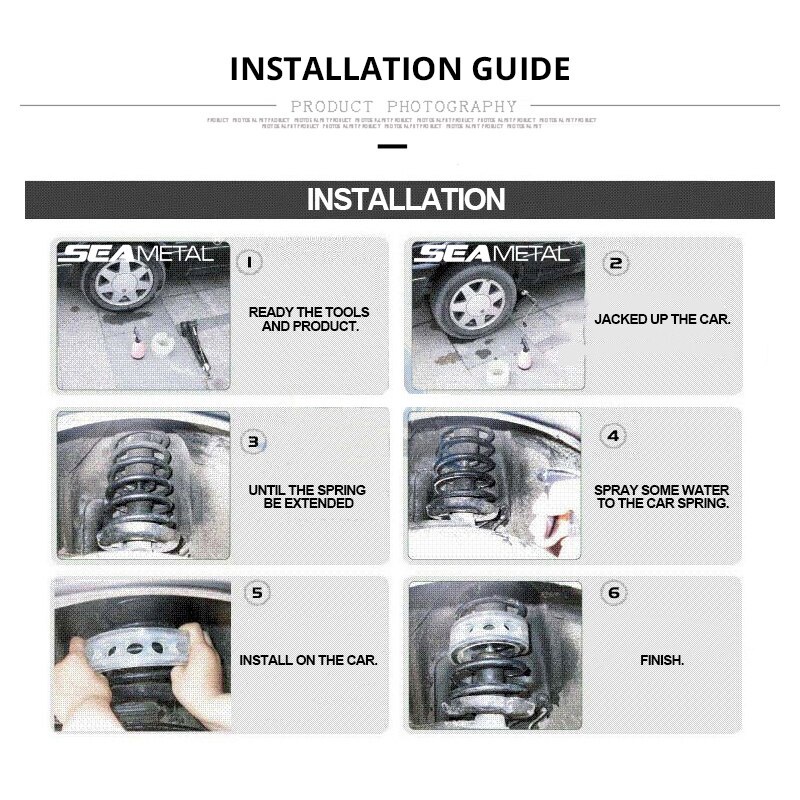 [2 ชิ้น] โช๊คอัพบัฟเฟอร์สปริง บัฟเฟอร์รองโช๊ค ยางรองสปิงโช๊ค ยางรองสปริงโชค สปริงโช๊ครถยนต์ - รูปที่ 4