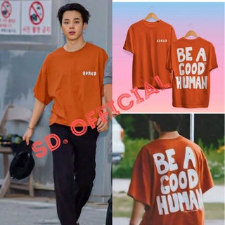 คอตต้อนคอกลมเสื้อยืด พิมพ์ลาย Bts Jimin Nomad Be A Good Human สําหรับผู้ชายS-5XL