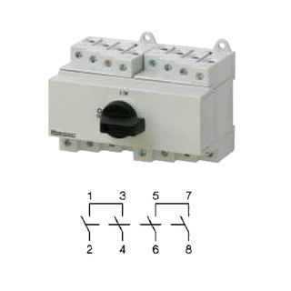 LS32 SMA A4O LS Switch 32A 1000 VDC สวิทช์ ตัดต่อวงจรกระแสตรง สวิตซ์ DC 4 Pole Benedict Made in Austria