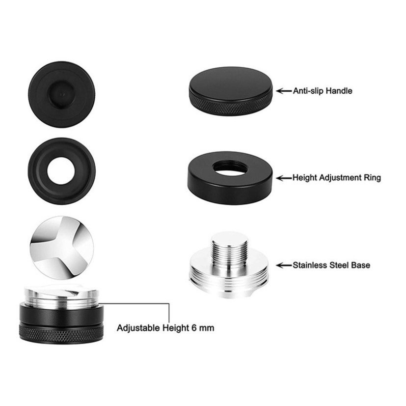 TIMECAFE แทมเปอร์มาการอง หัวคู่ ที่กดกาแฟมาการอง ที่อัดกาแฟ 51มม. 58มม. Coffee Tamper Macaron เเทมเปอร์ ที่กดกาแฟ - รูปที่ 6