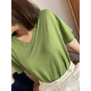 maison KEEPS | Airy V-neck Tee | เสื้อยืดเบสิคผ้าเบาสบายเหมาะกับอากาศเมืองไทย