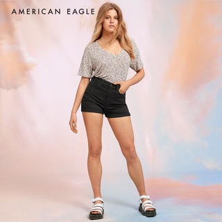 American Eagle Ne(X)t Level Curvy High-Waisted Short Short กางเกง ยีนส์ ผู้หญิง ขาสั้น เอวสูง (EWSS 033-6019-001)