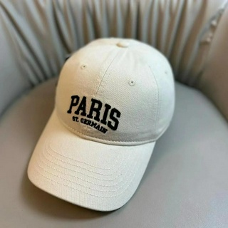 หมวกเบสบอล ปักลายตัวอักษร PARIS ขนาดเล็ก สไตล์เกาหลี สําหรับผู้หญิง