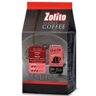 โซลิโต้กาแฟคั่วบดโซโลซูพรีมโม่ 250กรัม Solito Roasted &amp; Ground Coffee Solo Supremo 250 g.