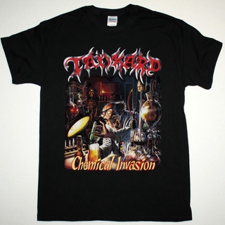 เสื้อยืด พิมพ์ลาย Tankard Chemical Invasion สีดํา แฟชั่นฤดูร้อน สําหรับผู้ชายS-5XL