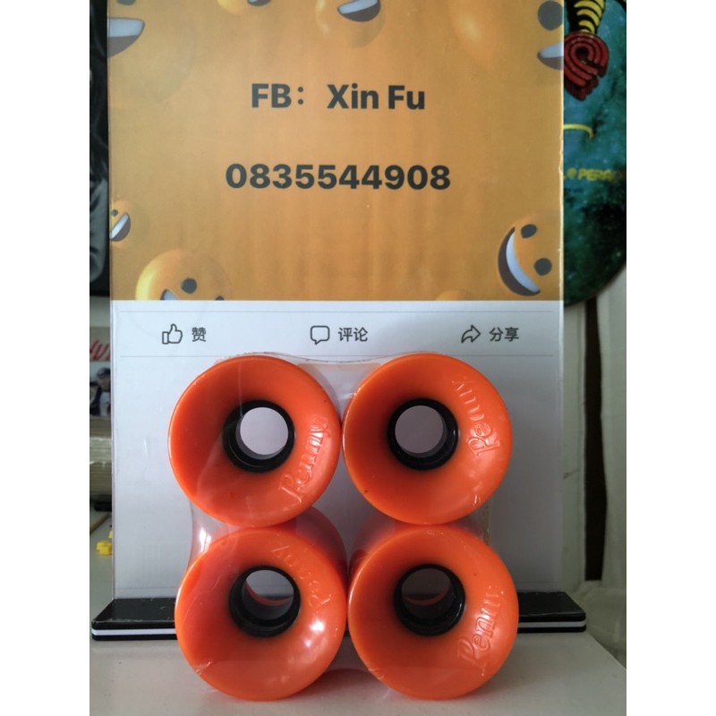 ล้อสเก็ตบอร์ด Penny wheels 60X45mm 80A  จัดส่งจากภูเก็ต surf skateboard wheels green skateboard whee