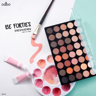 ODBO BE FORTIES EYESHADOW อายแชโดว์ 40 เฉดสี OD267