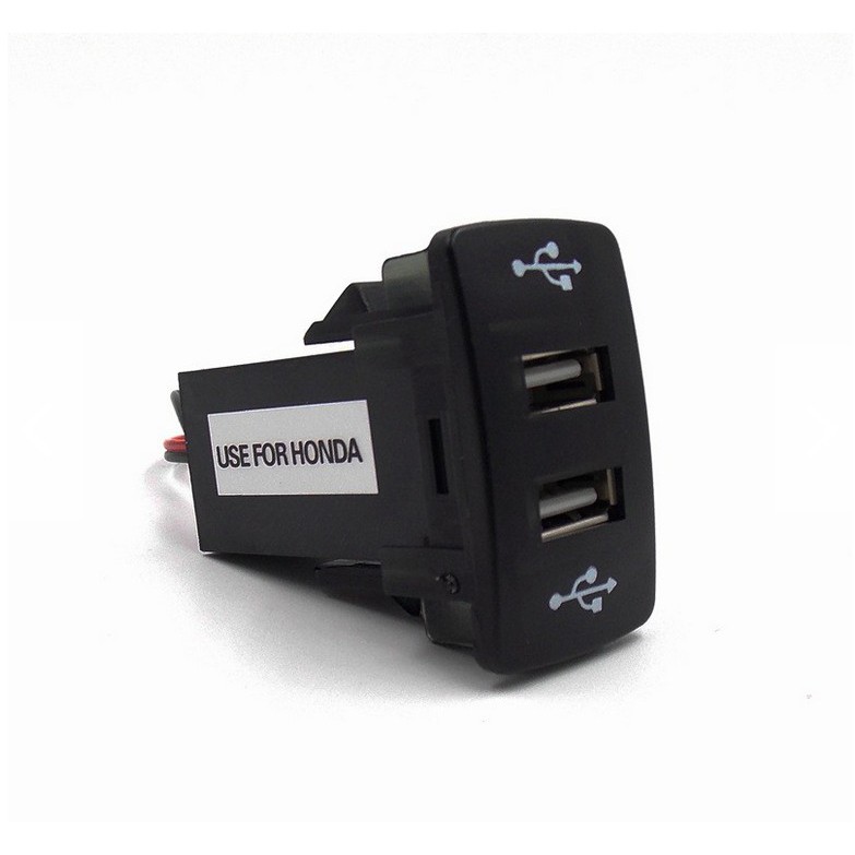 ช่อง USB Charger สำหรับ Honda Jazz City CRV Civic Accord