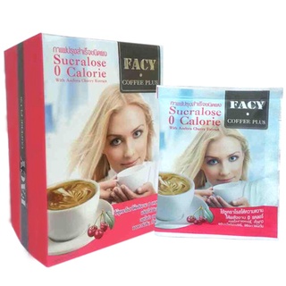 เฟซี่ คอฟฟี่ พลัส กาแฟปรุงสำเร็จชนิดผง ใช้ซูคราโรส 0 แคลอรี่ FACY COFFEE PLUS