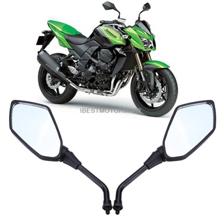 กระจกมองหลัง แบบนูน ขนาดใหญ่ สําหรับ Kawasaki Z1000 Z750 Z800 Versys 650 ER-6N ER6N ZRX1200 ZRX1100