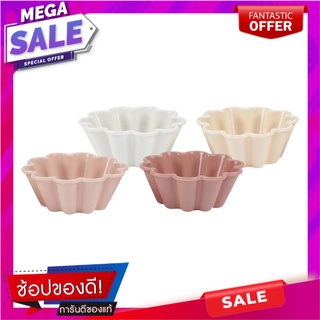 แม่พิมพ์ซิลิโคนจีบ COOK CHARMY 4 ชิ้น หลากสี อุปกรณ์เบเกอรี่ FLOWER SHAPED SILICONE BAKING CUP COOK CHARMY 4PCS ASSORTED