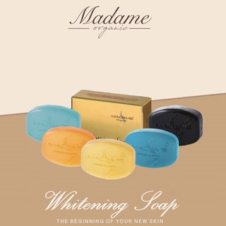 🔥ของเเท้/พร้อมส่ง 🔥Madame Organic Soap  สบู่มาดามออเเกนิค ของเเท้ ราคาถูก ทั้งส่ง/ปลีก
