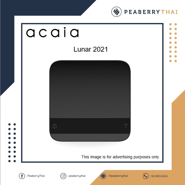 Acaia Lunar ตราชั่งดิจิตอลสำหรับทำกาแฟ เครื่องชงกาแฟ เครื่องชั่งกาแฟ จับเวลาดริป ชั่งน้ำหนักกาแฟ