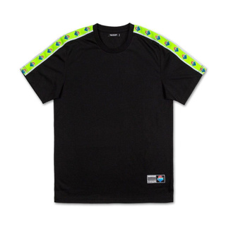 SLUM LTD - PINK DOLPHIN WAVESPORT V2 TEE Neon Green