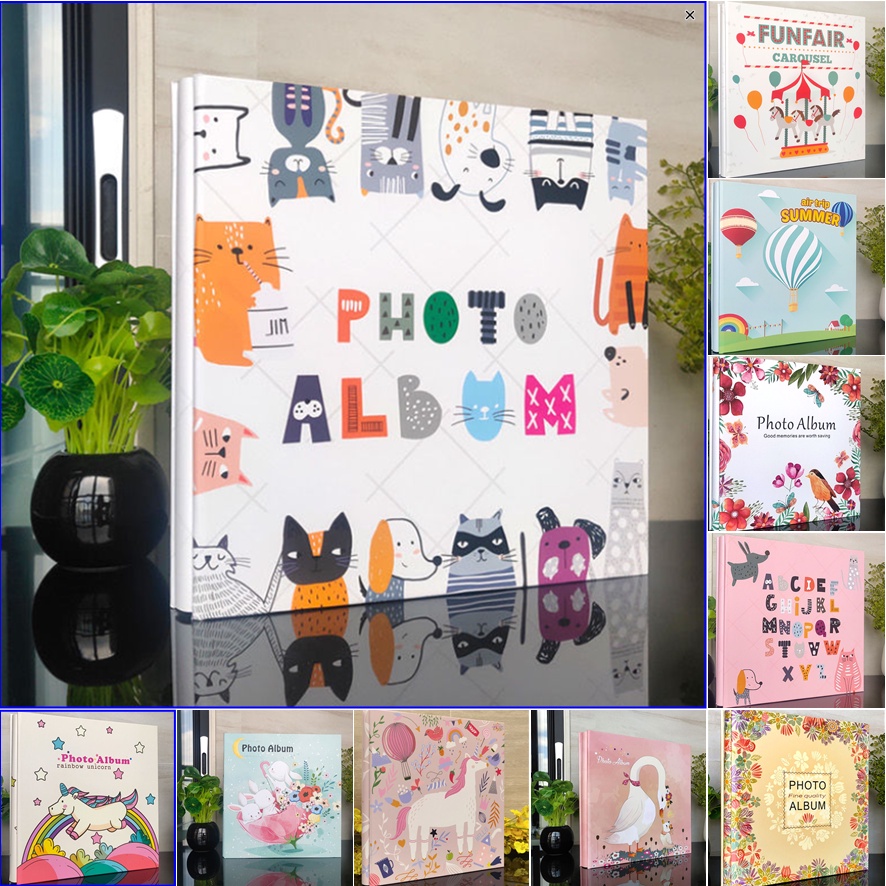 เตรียมการจัดส่ง อัลบั้ม แบบสอด 4*6 นิ้ว (4R) 5 ช่อง 500 รูป มีให้เลือก 5 ลาย อัลบั้มรูป อัลบั้มการ์ด โปสการ์ด