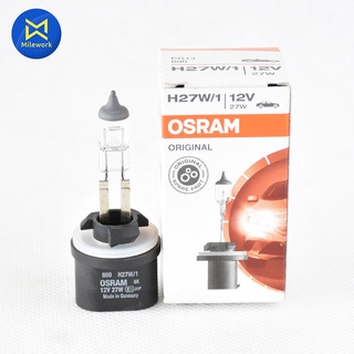 หลอดไฟH27   12V27W(ขาตรง)2เขี้ยว OSRAM