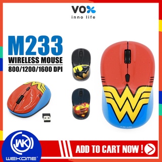 เม้าส์ไร้สาย VOX รุ่น m238 เม้าส์ ปรับได้ 3แบบ 800/1200/1600 DPI  Mouse Wireless ใช้ถ่าน AAA 2