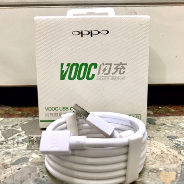 สายชาร์จออปโป้ OPPO VOOC Micro USB ชาร์จเร็ว ของแท้ รองรับ fastcharge VOOC รับประกัน 1ปี