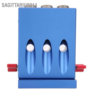 Sagittarius314 Pocket Hole Drilling Kit Woodworking Oblique Drill Guide Set Positioner Locator Tool