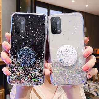 เคสโทรศัพท์ OPPO A74 5G 4G Glitter Star Soft TPU Silicone casing OPPO A74 housing Cover