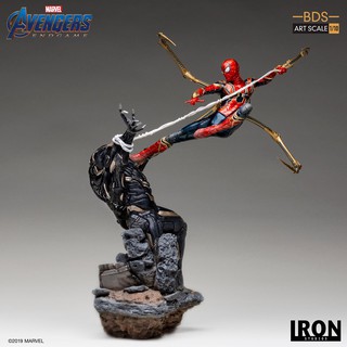 ฟิกเกอร์ โมเดล งานปั้น ของสะสม Iron Studios BDS Art Scale 1/10 Avengers: Endgame - Iron Spider vs Outrider