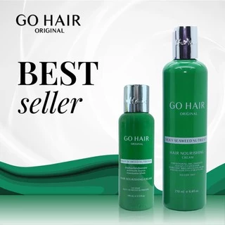 Go hair โกแฮร์ อาหารผมสาหร่ายทะเล สีเขียว [มี 2ขนาด]