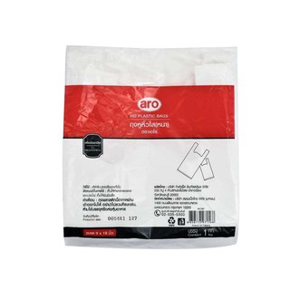 ถุงหูหิ้วใสหนา ขนาด 9x18 นิ้ว แพ็ค 1 กก./Aero clear plastic handle bag size 9x18 inches, pack 1 kg.