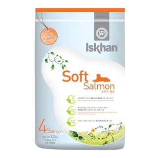 Iskhan Soft Salmon อีสคาน ซอฟท์ แซลมอน ( 300G x4 ea+Ziplock)