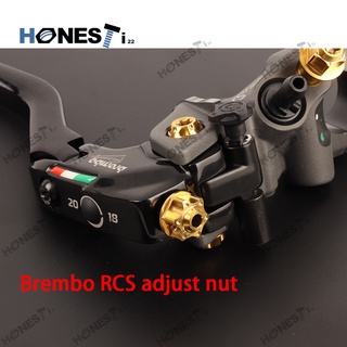 Honesti22 Gr5 titanium alloy brembo adjust nut fit rcs handle nuts.