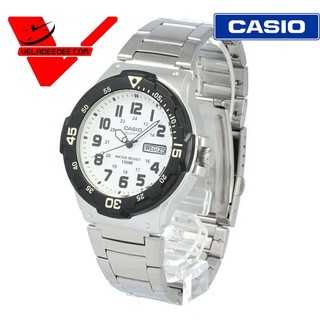 ถูกที่สุด นาฬิกา Casio Standard นาฬิกา สายสเตนนาฬิกาผู้ชาย รุ่น MRW-200H-1B รับประกันศูนย์เซ็นทรัล 1 ปี (CMG) ของแท้