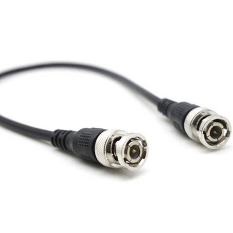 1M/1.5M/2M/3M กล้องวงจรปิดกล้องวิดีโอ DVR ชายชาย BNC Connector Coaxial Cable