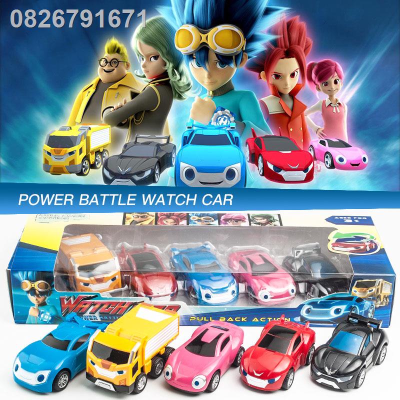 ** รถของเล่น ** 【รถของเล่นบูติก】㍿Watch Car Fighting Hyun Car Browell Korean Anime Car เด็กของขวัญดีดเด้งของเล่น