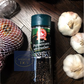 [100 กรัม] พริกไทยดำเม็ด ตรามือที่ 1 👍🏻 ง่วนสูน ใช้ได้กับ Pepper Mill | Nguan Soon - Fine Quality Black Peppercorn 100g