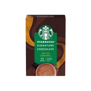 Starbucks Signature Chocolate Salted Caramel 220g 1 กล่อง มี 10 ซอง