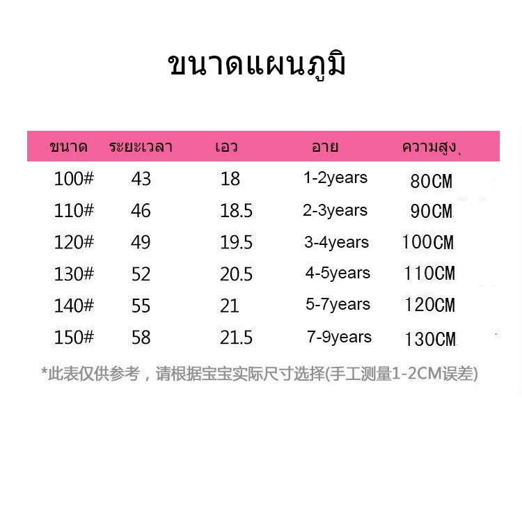 เลกกิ้งลายดอกสำหรับเด็กผู้หญิง 8 สี