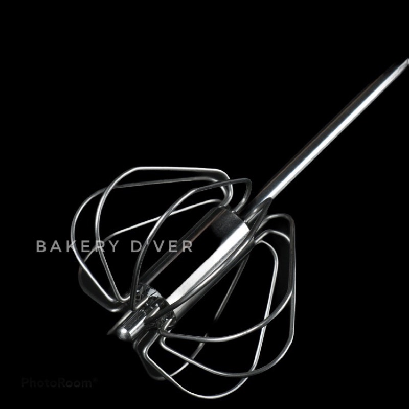 ที่ตีไข่สแตนเลส 10นิ้ว 12นิ้ว กึ่งอัตโนมัติ ที่ตีไข่แบบมือกด ตะกร้อตีไข่ อุปกรณ์ผสมอาหาร  ที่ตีไข่กึ่งอัตโนมัติแบบมือกด - รูปที่ 4