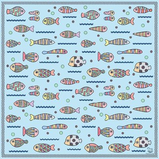 M0018-0019 Marine l Navy Blue-Light Blue