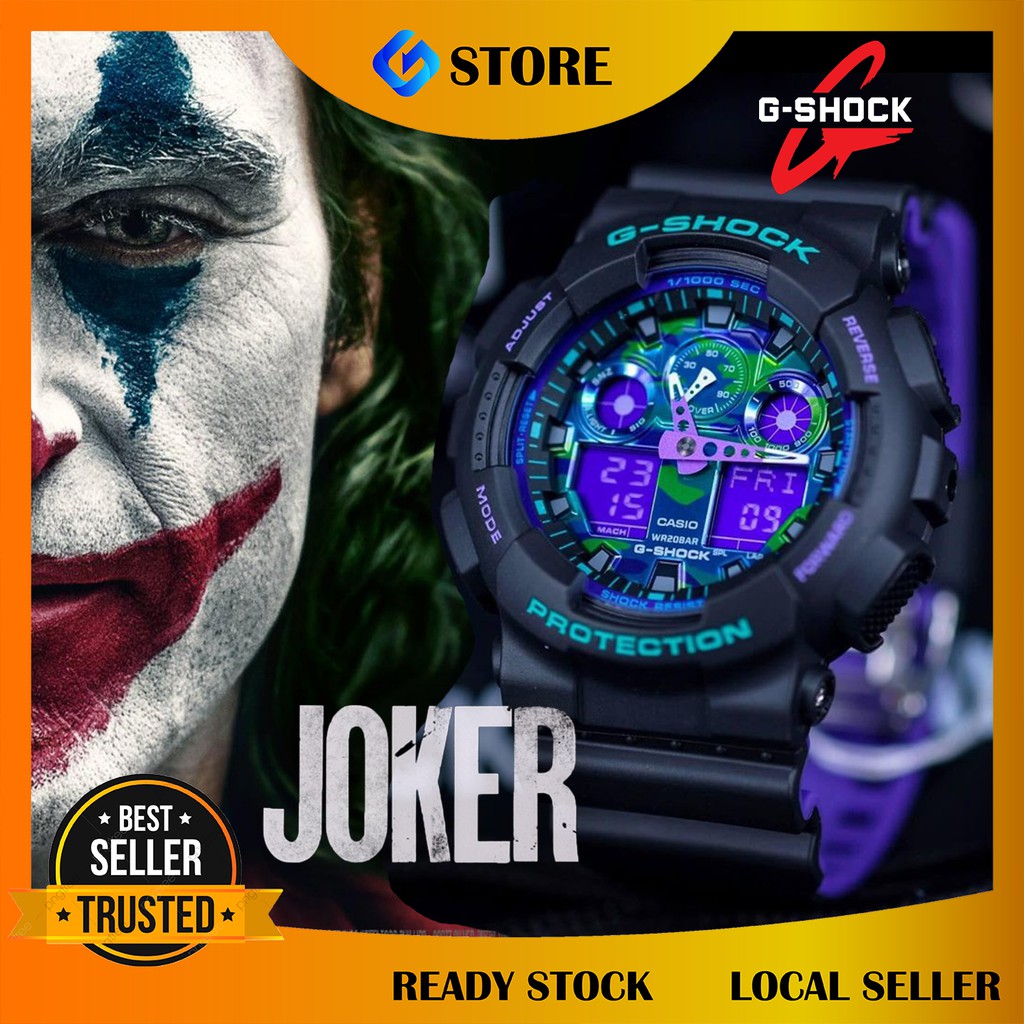 Casio G-SHOCK GM-110 Joker Series สายนาฬิกาข้อมือ สายยางสเตนเลส
