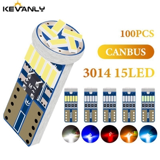 หลอดไฟ Led T10 15 Smd W5W 3014 168 194 Canbus สําหรับรถยนต์รถจักรยานยนต์ 1 ชิ้น