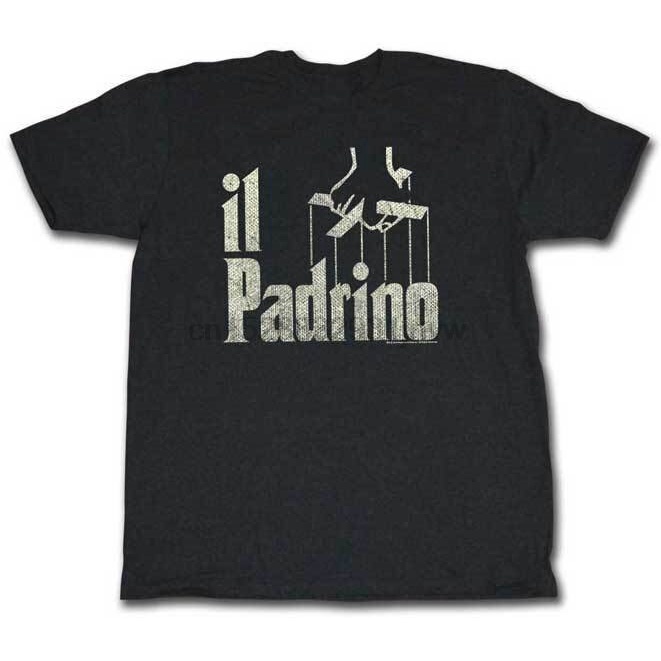 เสื้อยืดผ้าฝ้ายพิมพ์ลายเสื้อยืด ผ้าฝ้าย พิมพ์ลาย The Godfather El Padrino สไตล์คลาสสิก สําหรับผู้ชาย DF12HJ11345